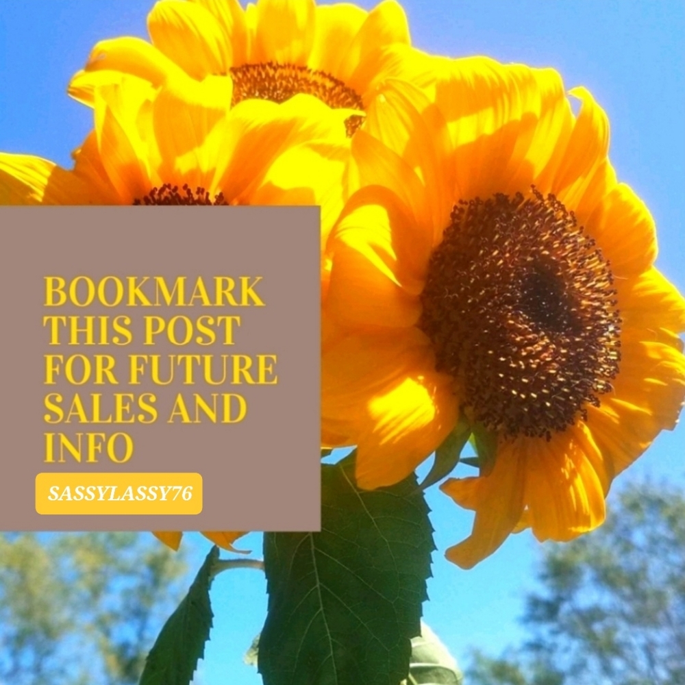 BOOKMARK THIS POST FOR FUTURE SALES AND EVENTS 🌞💙🌻💗🎊